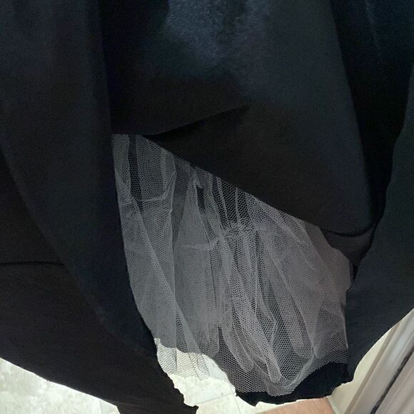 Jumps Apparel Strapless Black gown with silver and gold sequins Size 5/6 - Picture 11 of 11